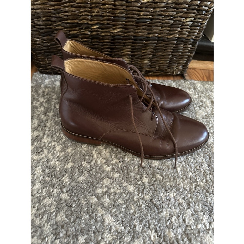 Octobre Leather Shoes Men Brown Size 44